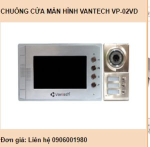 CHUÔNG CỬA MÀN HÌNH VANTECH VP-02VD