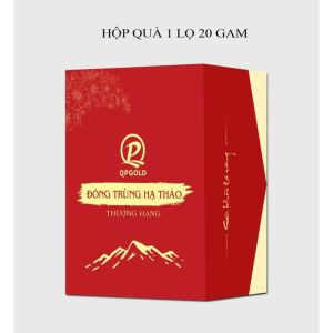 Hộp Quà Cao Cấp Đông Trùng Hạ Thảo QP Gold - 20 Gram Sấy Thăng Hoa