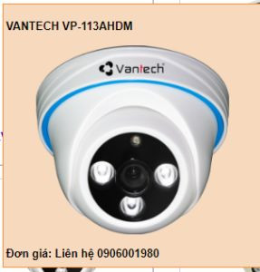 Camera AHD Dome hồng ngoại VANTECH VP-113AHDM